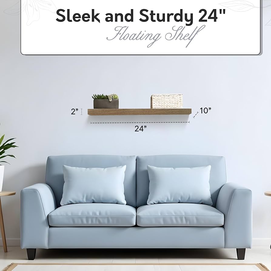 Amazon.com: InPlace Shelving, Floating Ledge Shelf with